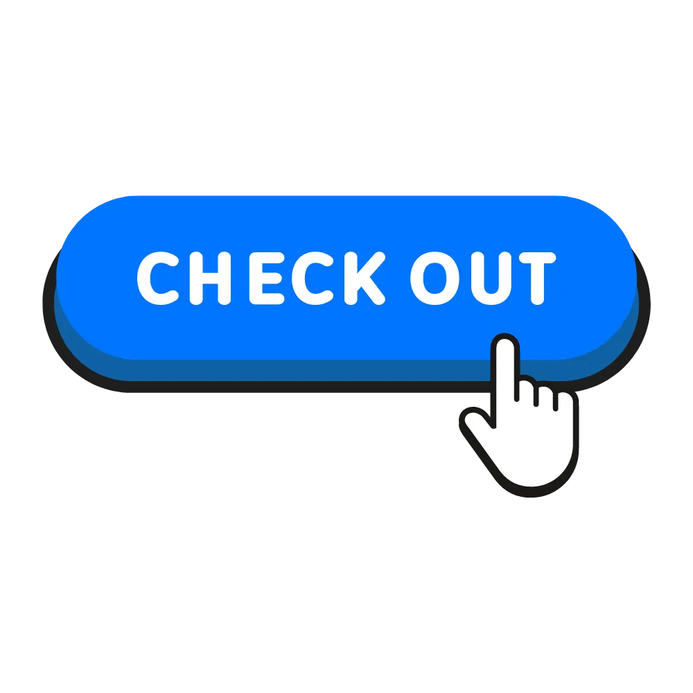 Icon of clicking checkout button