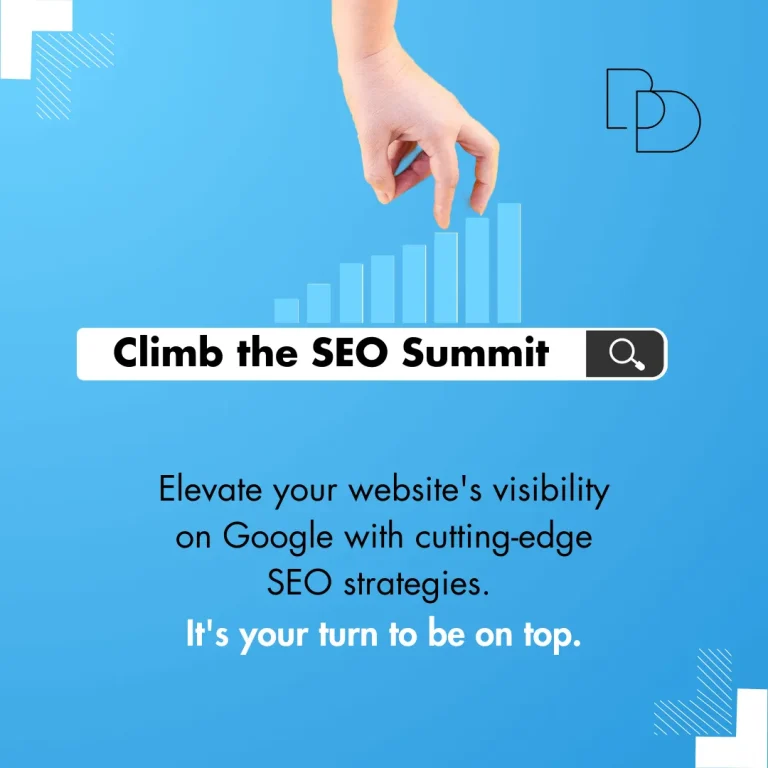 Social media post, title: Climb the SEO Summit