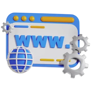 Website element: 'www', gear, globe etc