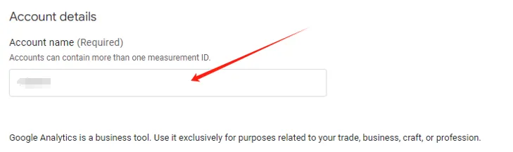 Creating a Google Analytics 4 account