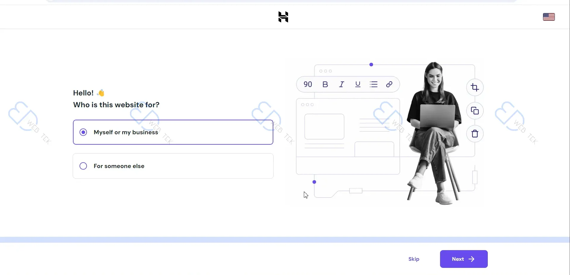 Selecting domain ownership on Hostinger