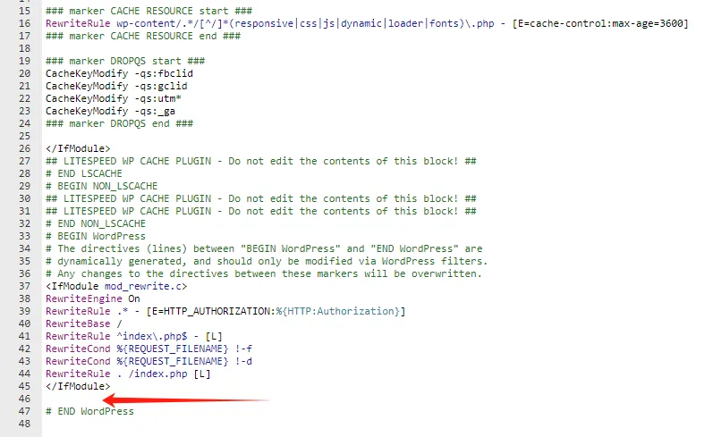 Paste IP list into .htaccess