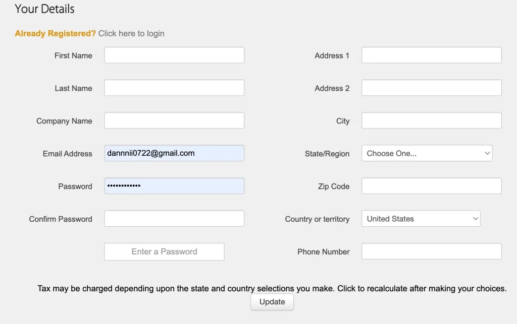 Registering a BandwagonHost account