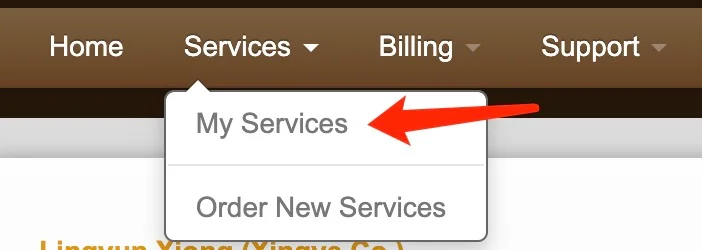 My services list