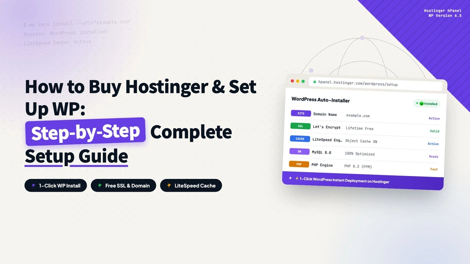 How to Buy Hostinger and Set Up WordPress: A Complete Step-by-Step Guide