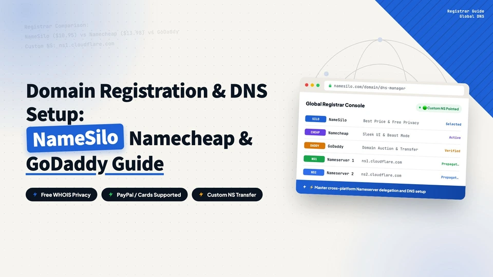 How to Register Domain and Set Up DNS on Namesilo Namecheap and Godaddy?